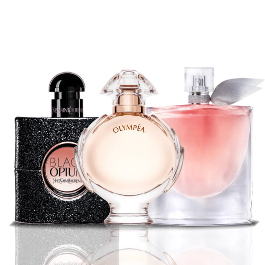 Комплект от 3 парфюма | Black Opium + Olympea + La Vie Est Belle 100 ml